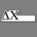 6" Ruler W/ Delta Chi